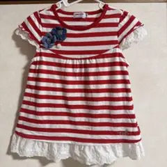 MIKIHOUSE ボーダーTシャツ 100cm