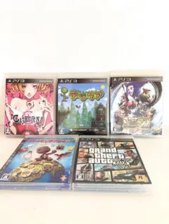 PS3 ソフト5本セット GTA5 テラリア キャサリン ストリートファイター