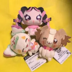 キミとアイドルプリキュア♪ コロっとまんまるプリフェイスぬいぐるみ　3点セット