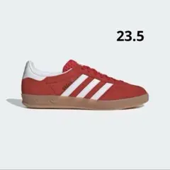 adidas GAZELLE INDOOR スカーレット 赤　23.5