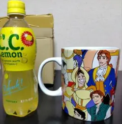 アメリカ　ディズニーストア　プリンス総額ビッグマグカップ　アラジン　ユージーン