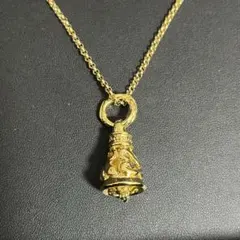 22K 金 クレーンベル ネックレス ゴールド メンズ gp 唐草模様 22K 金 クレーンベル ネックレス ゴールド メンズ gp 唐草模様 - メルカリ