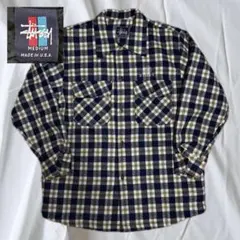 90s old stussy sport 紺タグ シャツ ジャケット USA