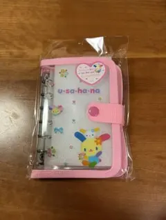 即日発送》ウサハナ シールバインダー シール帳 サンリオ ピンク スピンズコラボ