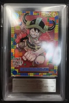 ARS10+ モンキー・D・ルフィ プロモ　ワンピースデイ'24 PSA10鑑定済】モンキー・D・ルフィ 【プロモ】《赤》 ONE PIECE DAY'24