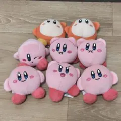 星のカービィ ぬいぐるみ マスコット 9点セットのサムネイル