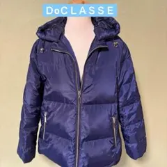 ＤoＣＬＡＳＳＥ ネイビー ダウンジャケット フード付きのサムネイル