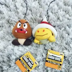 2個セット】 任天堂 スーパーマリオ 64DS クリボー＆キノコぬいぐるみ
