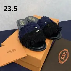 新品未使用　Tod’s サンダル　トッズ　フラット　36.5 イタリア　レザーのサムネイル