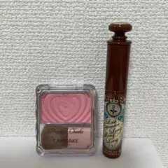 【CANMAKE チーク&マジョリカロングマスカラ】