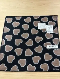 FURLA◆ハート柄タオルハンカチ