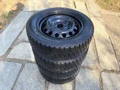 195 65 R15 2022年49週 スタッドレス 鉄 ホイール付き 冬 - メルカリ