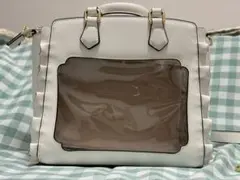 【神デザイン】上品フリルで普段使い完璧 & chouette 2way 痛バッグ 神デザイン】上品フリルで普段使い完璧 & chouette 2way 痛バッグ