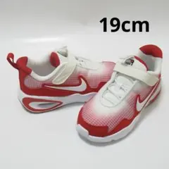 19cm 赤 白 ナイキ エアマックス ノバ PS キッズ マジックテープのサムネイル