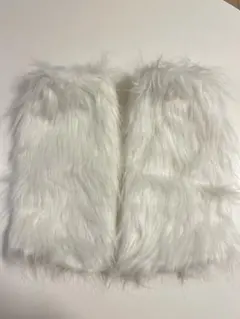 ルーズソックス　レッグウォーマー　白