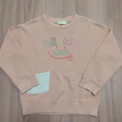 BEAMS mini キッズ トレーナー スウェット 120 ピンク
