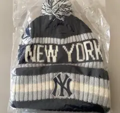 47ブランド MLB NY ヤンキース ニット ビーニーキャップ