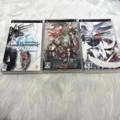 PSPゲームソフト 3本セット ジュエルサモナー ドラグナーズアリア