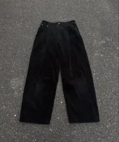 corduroy buggy wide pants