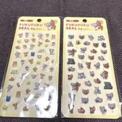 トムとジェリー ぷくぷくシール 2種セット