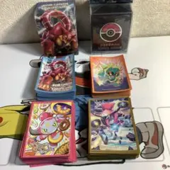 デッキシールド　フーパ　ボルケニオン等4種　ケース2個　セット売り