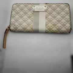 kate spade ストライプ長財布 F-03