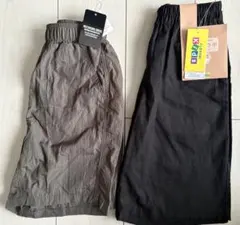 新品　140cm 男の子　ハーフパンツ　2本セット　黒　カーキ