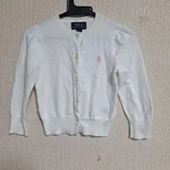 Polo Ralph Lauren ホワイトカーディガン 3/3T