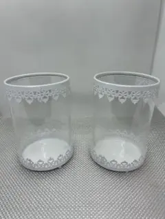 ディスプレイ　ガラスケース　フラワー2個セット お好きなお花やフィギアなどを