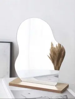雲形 卓上ミラー ウェルカムスペース