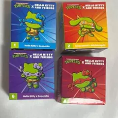 【新品】Hello Kitty x タートルズ　マクドナルド フィギュア4体