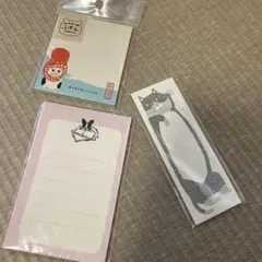 メモ用紙 猫しおり 和にゃんこ付箋セット