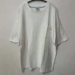 ベイフロー　ホワイト 半袖 Tシャツ ポケット付き