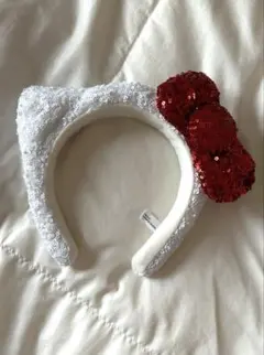 キティちゃん カチューシャ スパンコール付き