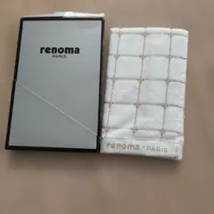 renoma PARIS タオルハンカチ ホワイトのサムネイル