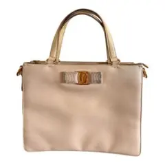 Salvatore Ferragamo ヴァラリボン 2way ハンドバッグのサムネイル