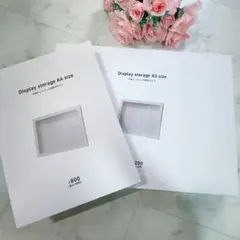 新品2点セット♡スリーコインズ　スリコ　作品ディスプレイ収納♡A3 A4