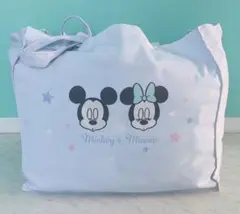 新品 Disneyミッキーミニー寝具4点セット 水色 シングルサイズ