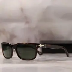 persol archive y2k ウェリントン レトロ サングラス ケース付