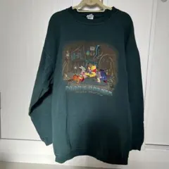 くまのプーさん 古着 刺繍 スウェット