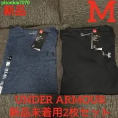 UNDER ARMOUR S/S Tee 2枚セット【M】ブラック ネイビー 黒のサムネイル