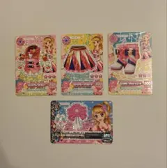 アイカツカード　ピンクパレードコーデ　大空あかり　ローズピルエットコサージュ付
