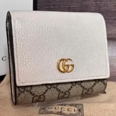 美品✨GUCCI スプリーム マーモント GG 長財布 PVC レザー - メルカリ