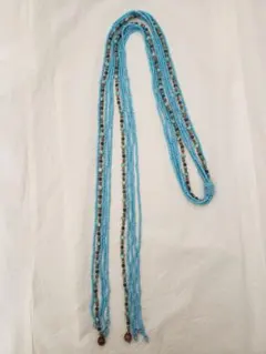 多連ビーズ ネックレス&ベルト