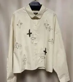 かもめの刺繍のブラウス　フリーのサムネイル