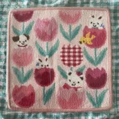 familiar ハンカチ　チューリップ柄