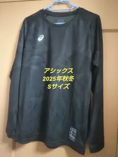 アシックス ドライグラフィック長袖Tシャツ ブラック Sサイズ