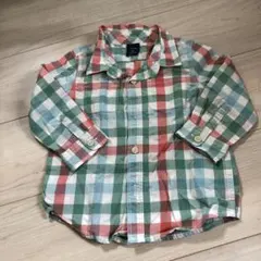 babyGap チェック柄長袖シャツ 90cm