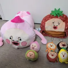 こびとづかん 寝そべりBIGぬいぐるみ他 ８点セット