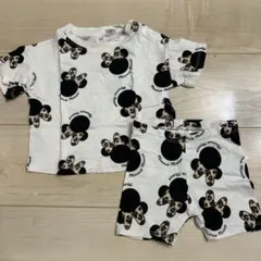 H&M ミニーマウス柄 Tシャツとショートパンツ セットアップ　9M 74cm